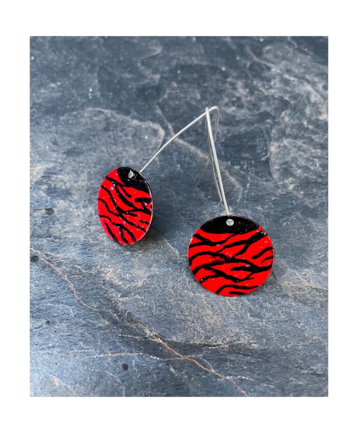 Outlet joyas pendientes Animal Print